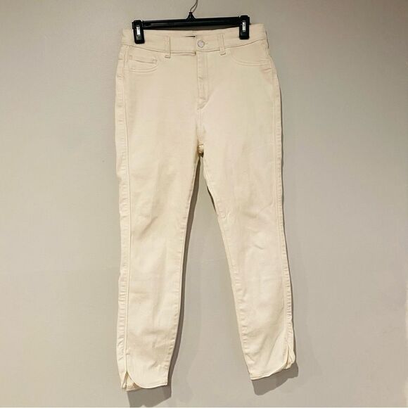 DL1961 Farrow Cropped High Rise Instasculpt Skinny Jeans Size 29 - Picture 4 of 9